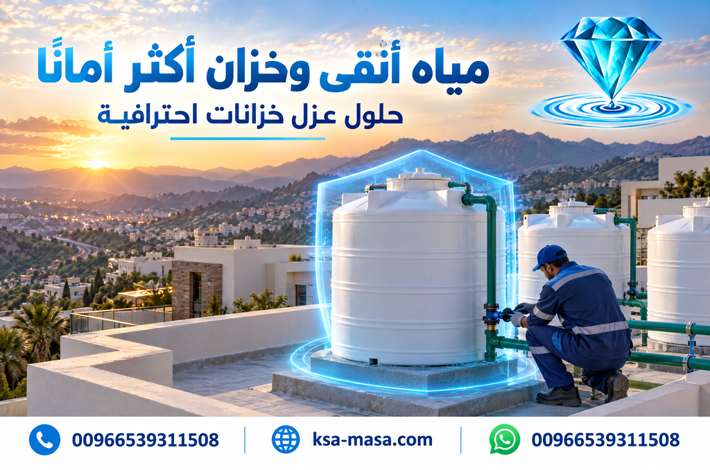 شركة عزل خزانات المياه بأبها