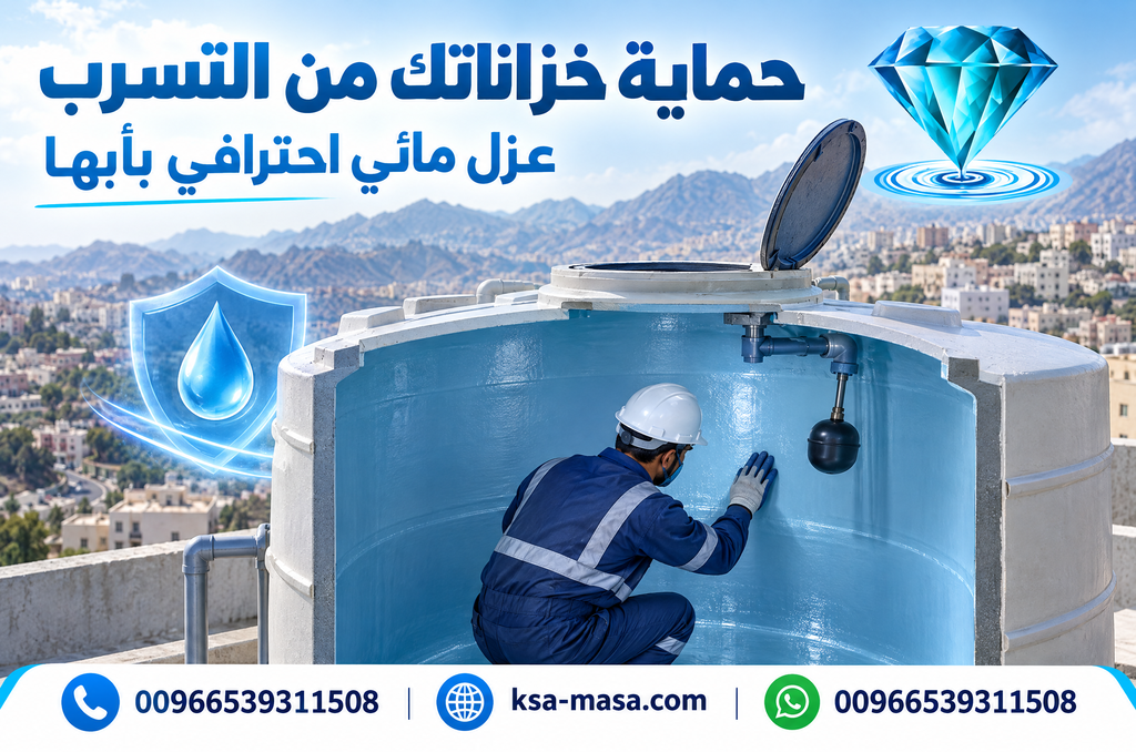 شركة عزل خزانات المياه بأبها