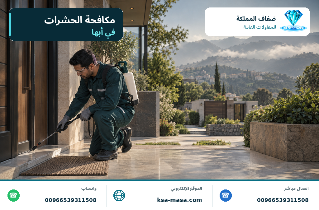 أفضل شركة مكافحة حشرات بأبها | رش آمن وضمان معتمد 0539311508
