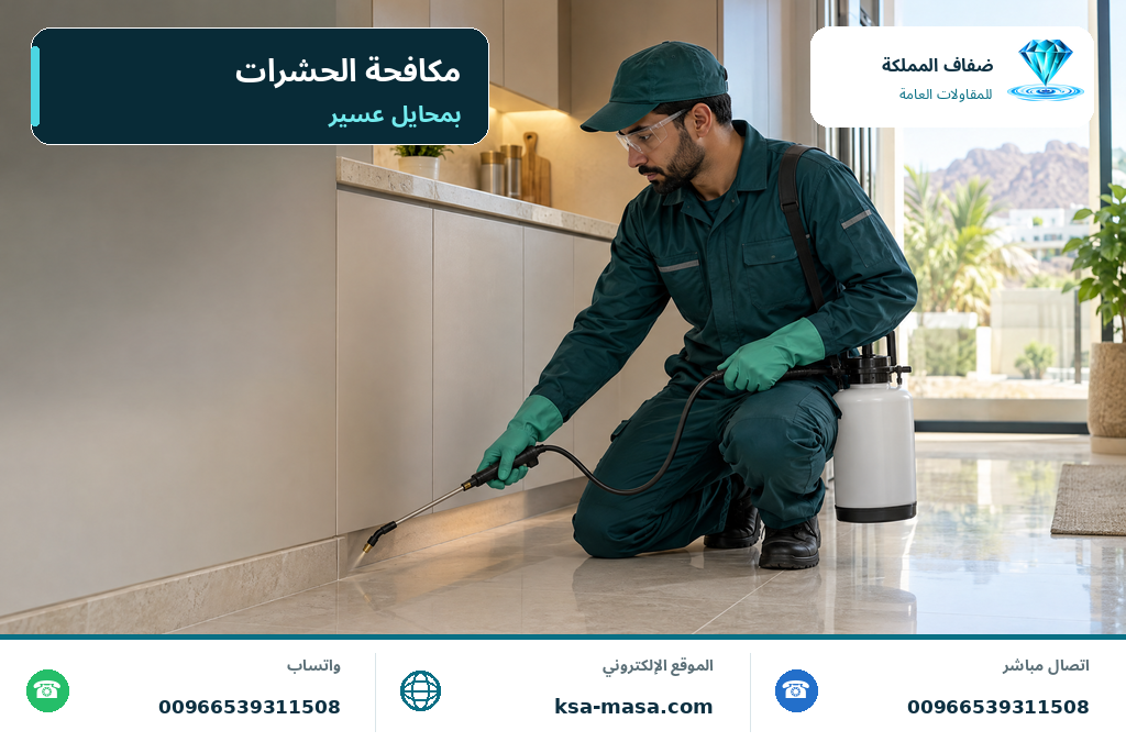 أفضل شركة مكافحة حشرات بمحايل عسير بضمان معتمد | اتصل الآن